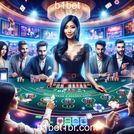 A Emoção do Cassino Ao Vivo no b1bet